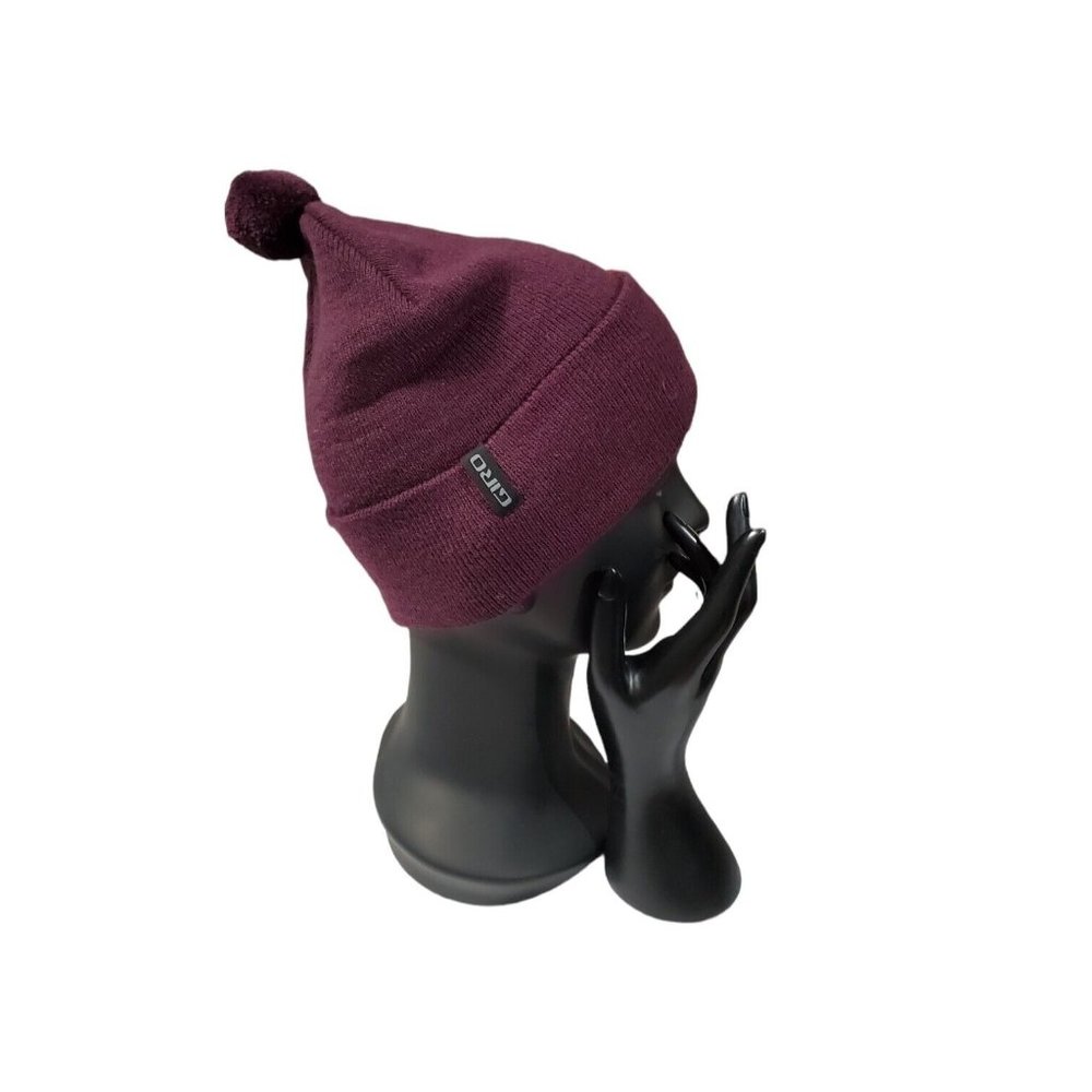 GIRO Pom Pom Beanie Purple/Burgundy NWOT